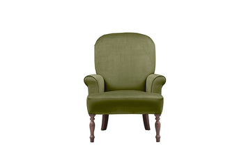 Agatha | Emily Companion Chair | Opulence Olive Green