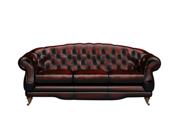 Regent | 3 Seater Sofa | Antique Red