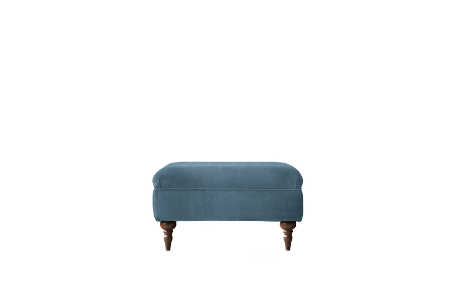 Agatha | Storage Stool | Alhambra Coastal Blue