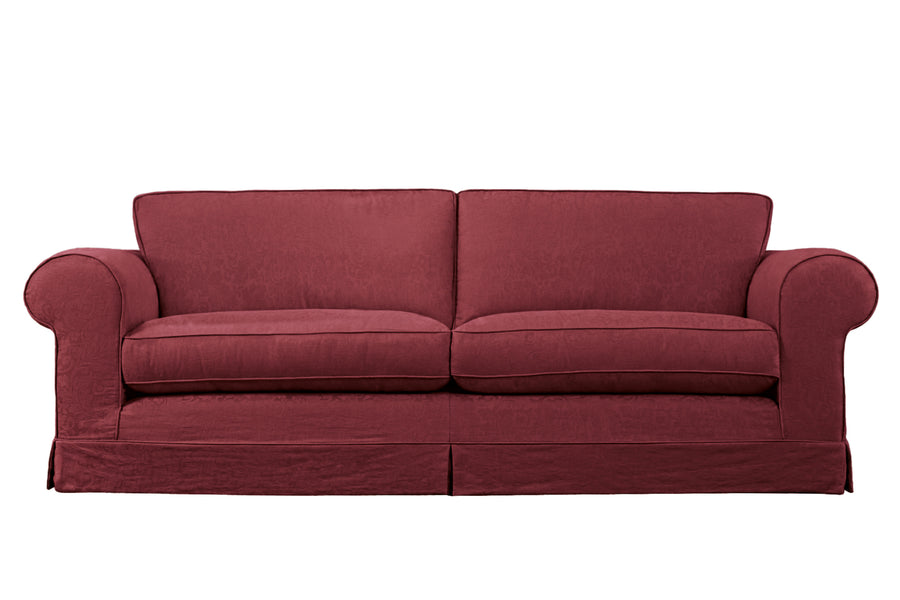 Albany | 4 Seater Sofa | Kingston Burgundy