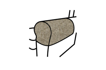 Chiswick | Armcaps (pair) | Gloria Aquaclean Brindle