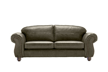 Burlington | Large Leather Sofa | Vintage Green