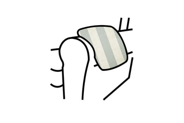 Blenheim | Armpads (pair) | Brecon Stripe Duck Egg