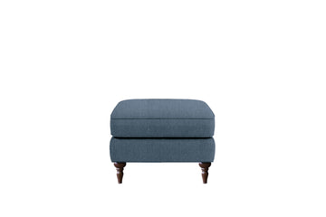 Blenheim | Footstool | Willow Denim