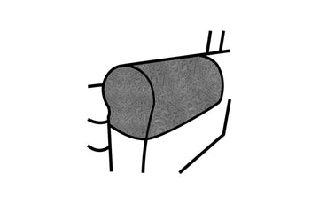 Banbury | Highback Chair Armcaps (pair) | Shaftesbury Grey
