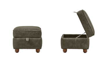Burlington | Storage Stool | Vintage Green