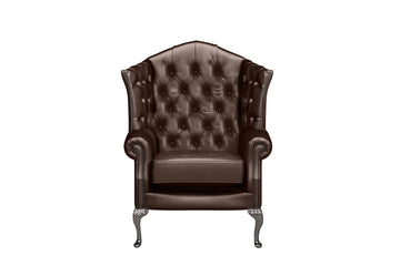 Victoria | Canterbury Highback Chair | Antique Brown