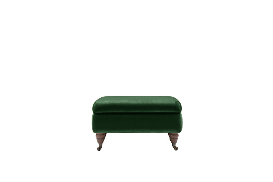 Agatha | Storage Stool | Opulence Emerald