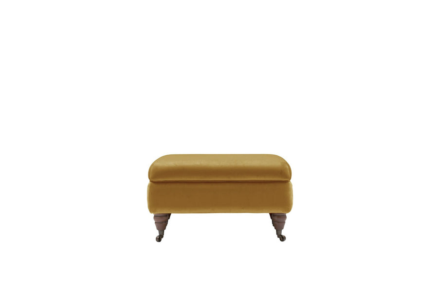 Agatha | Storage Stool | Opulence Saffron