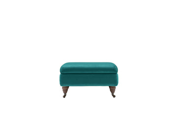 Agatha | Storage Stool | Opulence Teal