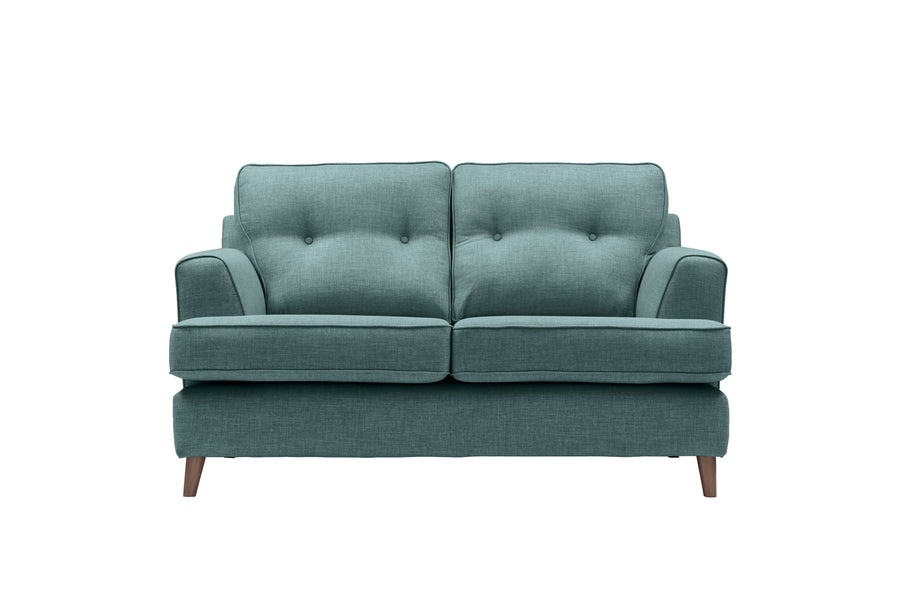 Poppy | 2 Seater Sofa | Linoso Duck Egg