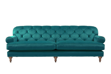 Mia | 4 Seater Sofa | Opulence Teal