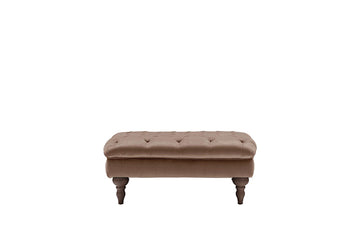 Mia | Button Bench Footstool | Opulence Mink