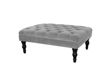 Lydia | Button Bench Footstool | Manolo Mist