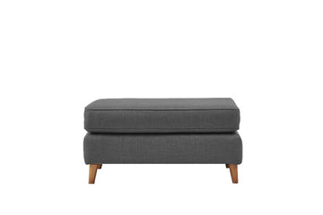 Poppy | Bench Footstool | Linoso Charcoal